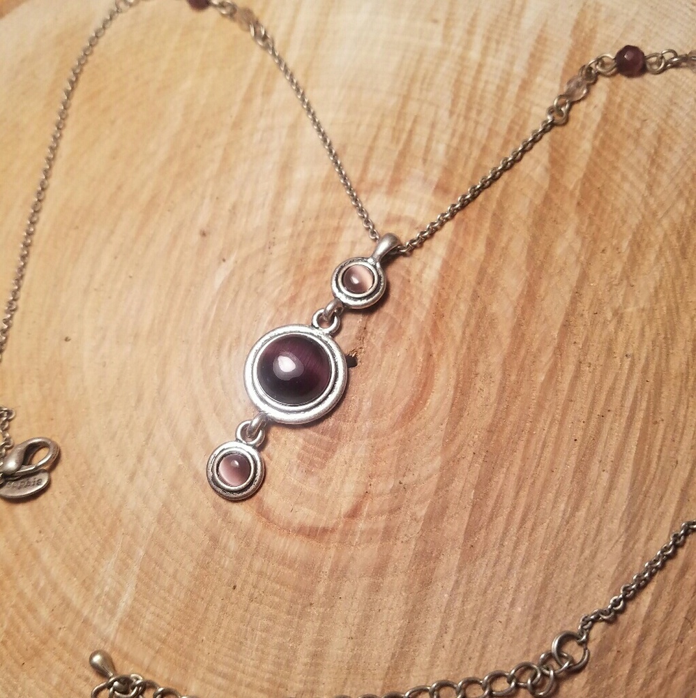 Lia Sophia purple necklace